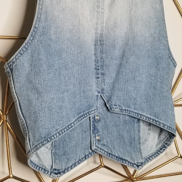 H&M Crop Jean Vest with Small Pockets - Picture 5 of 5